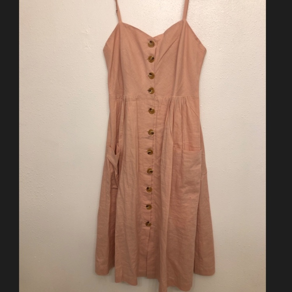 Pink jumper dress